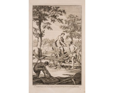 Agriculture.- Hale (Thomas) A Compleat Body of Husbandry, first edition, engraved frontispiece, mis-bound at p.3, 12 engraved