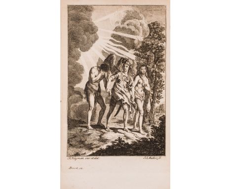 Milton (John) Paradise Lost. A Poem in Twelve Books, 2 vol., second edition, portrait frontispiece and 11 copper-engraved pla
