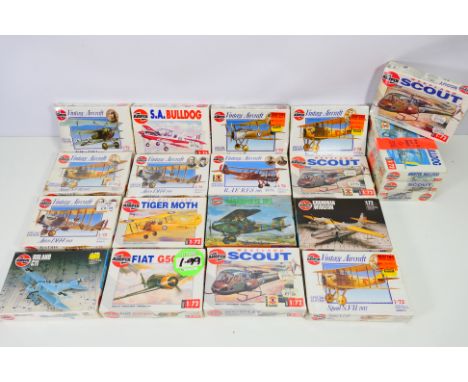 Airfix - 20 boxed Airfix plastic model kits, predominately in 1:72 scale, covering a range of subjects mostly aircraft. Lot i