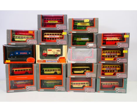 Corgi Original Omnibus - EFE - A boxed collection of 18, 1:76 scale predominately diecast model buses from Corgi Original Omn