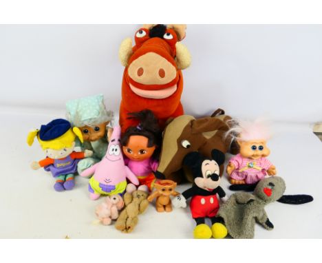 Bears - Soft Toys - an assorted collection of vintage and modern playworn bears and other soft toys to include various themes