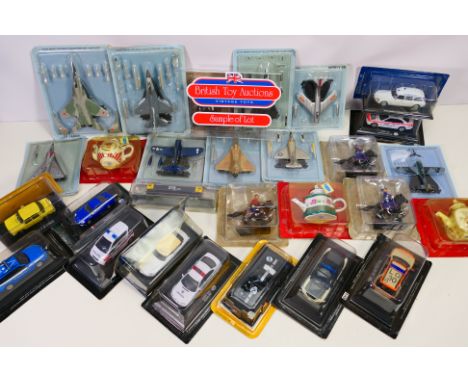 Altaya - Atlas Editions - Fabbri - Others - A mixed collection of carded diecast model vehicles, aircraft and soldier figures