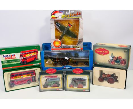 Corgi - a collection of boxed diecast models with limited editions, to include Vintage Glory series Fowler B6 Stump Cutter 'S