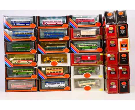 EFE - A boxed collection of 30 diecast 1;76 scale diecast model buses and commercial vehicles from EFE. Lot includes EFE #130