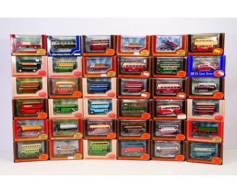 EFE - Other - A large boxed collection of 36 diecast 1:76 scale model buses and commercial vehicles from EFE. Lot includes EF