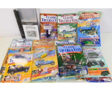 Lledo - Hachette - 22 diecast model vehicles from the Lledo 'Classic Trucks & Vans' series; Lot includes Lledo Hornby Truck; 