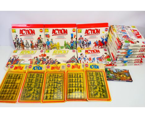 A-Toys (Italy) - Atlantic - A boxed and carded collection of 19 1:76 scale plastic model soldier sets predominately from A-To
