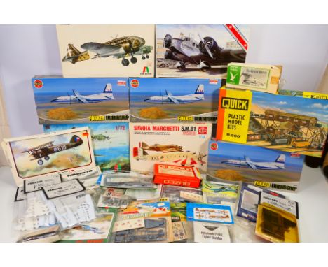 Italeri - Airfix - Super Model - Encore - Novo - Others - A mixed collection of boxed and bagged plastic and vac-formed model