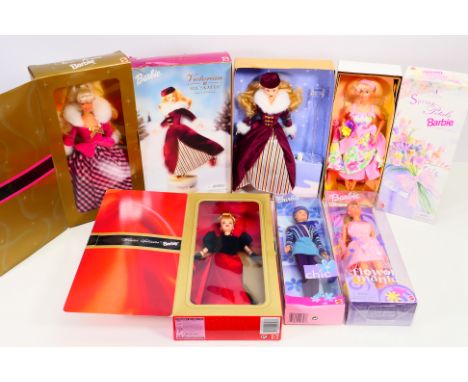 Dolls - Mattel Barbie - a collection of 6 boxed Barbie dolls, including several special editions and Avon exclusive editions.