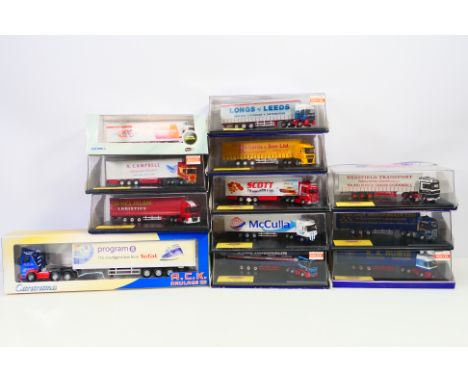 Oxford Diecast - Cararama - A fleet of 11 boxed 1:76 scale mainly Limited Edition Oxford Diecast 'Haulage' model trucks with 