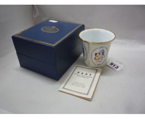 A BOXED HALCYON DAYS ENAMEL BEAKER