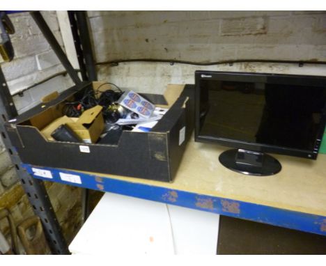 A SWANN DIGITAL CCTV SET, including a video recorder, three night vision cameras, LCD monitor, cables and a K Guard video rec