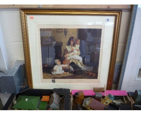 DAVID SHEPHERD, Biscuits, signed Limited Edition print, 1156/1200, 36cm x 40cm