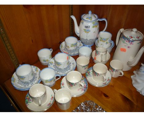 SAMPSON SMITH LTD OLD ROYAL CHINA COFFEE SET, (15) and a Wilkinson Ltd coffee set (15)