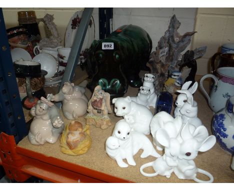 VARIOUS ORNAMENTAL ANIMALS, to include Nao, Aynsley, Wedgwood, Royal Osbourne etc