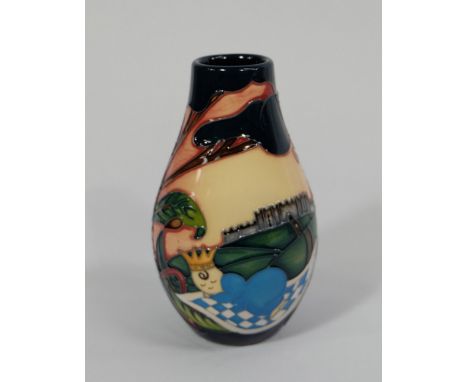 Moorcroft A Royal Arrival vase 13cm height