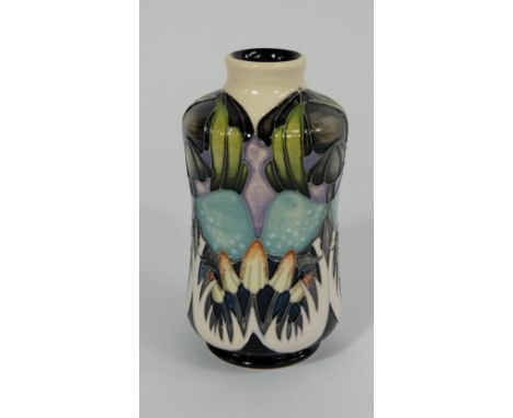 Moorcroft Fungi trial vase dated 20.1.14 13cm height