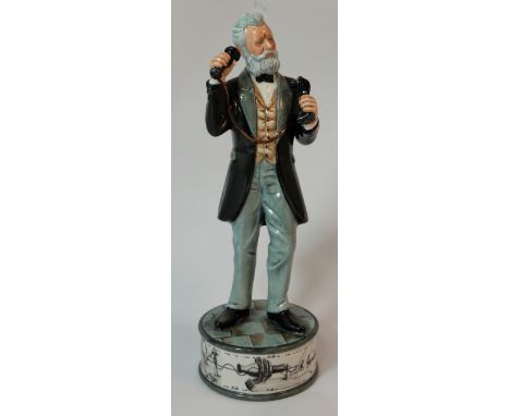 Royal Doulton Prestige figure Alexanda Graham Bell HN5652 from The Pioneers Collection, limited edition with certificate