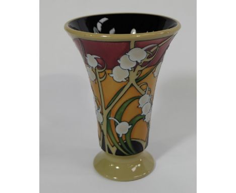 Moorcroft Fleurs Deco vase 15cm height 