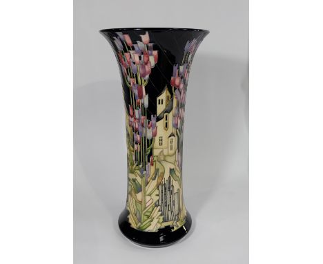 Moorcroft Prestige Town Of Flowers Vase, designed by Kerry Goodwin, 46cm height