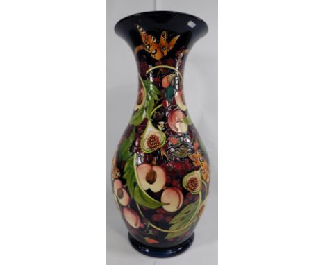 Moorcroft Prestige Queens Choice Vase, designed by Emma Bossons FRSA, 68cm height