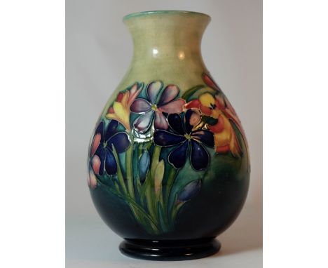 Moorcroft vase decorated in the Spring Flowers design, height 20cm