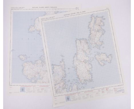 Ordnance Survey bi-centenary Limited Edition boxed set,1" 7th series 1991, from an edition of 65 sets, original box.