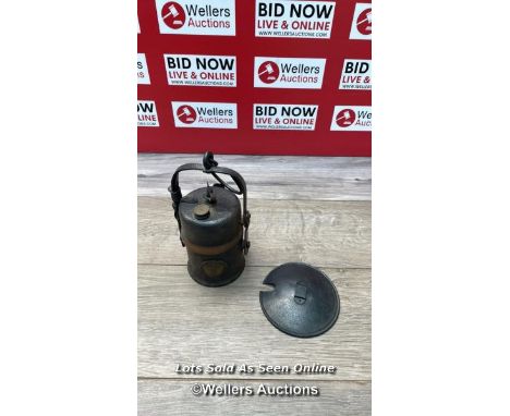 *THE CREMER LAMP CRESTELLA IMPERIAL LIGHT LTD LONDON RAILWAY MINER RARE? ANTIQUE