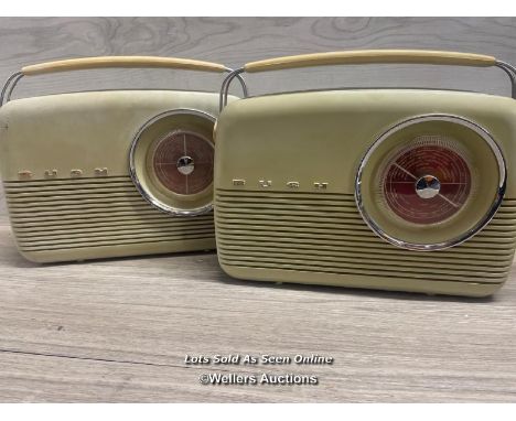 TWO VINTAGE BUSH TR82C RADIOS 