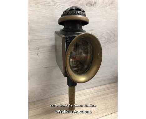 ANTIQUE RAILWAY CARRIAGE LANTERN