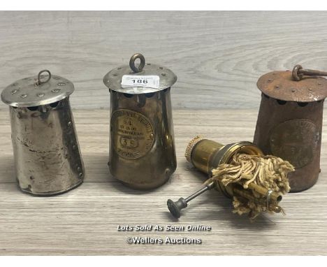 *ASSORTED VINTAGE LAMP PARTS 