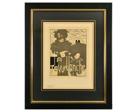 Original antique advertising poster from Les Maitres de l'Affiche collection for La Revue Blanche featuring a great design by