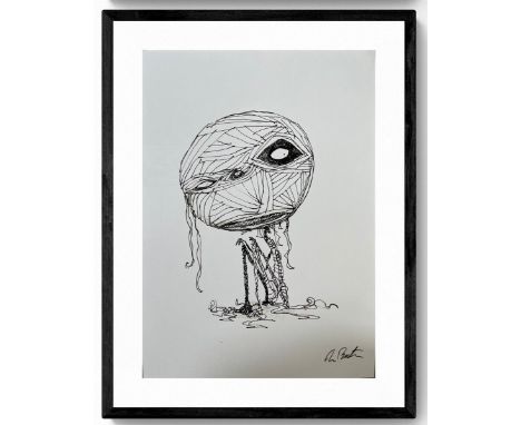 Tim BURTON (Né en 1958)Sans titreSérigraphie en couleur sur papier d'art 300 g/m² , signé Edition officielle de Tim Burton. E