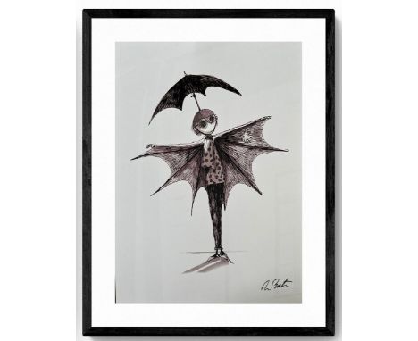 Tim BURTON (Né en 1958)Sans titreSérigraphie en couleur sur papier d'art 300 g/m² , signé Edition officielle de Tim Burton. E