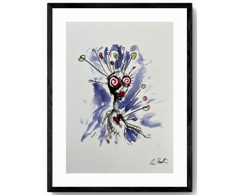 Tim BURTON (Né en 1958)Sans titreSérigraphie en couleur sur papier d'art 300 g/m² , signé Edition officielle de Tim Burton. E