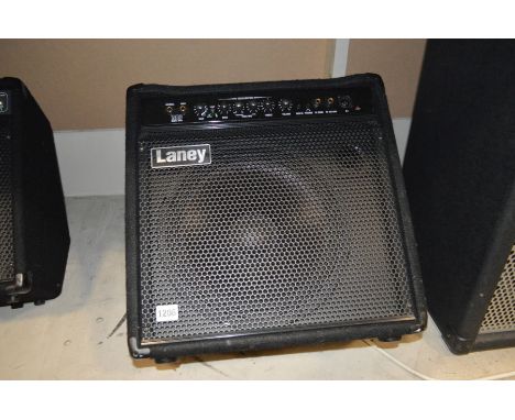 A LANEY RB3 BASS GUITAR WEDGE AMPLIFIER with 12'' driver and Piezo horn