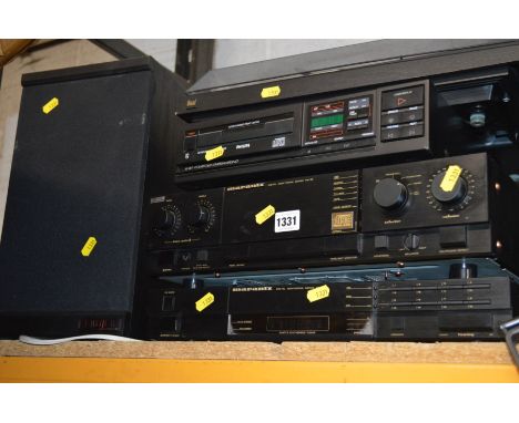 A MARANTZ PM-35 AMPLIFIER AND ST 35L-TURNER together with a Philips CD 160 player, Dual CS503-1 turntable and a pair of Missi