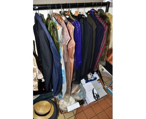 LADIES AND GENTS CLOTHING to include a Dax boating jacket, size 44R, St Michael tuxedo, jacket size 40L, Treveria tuxedo jack