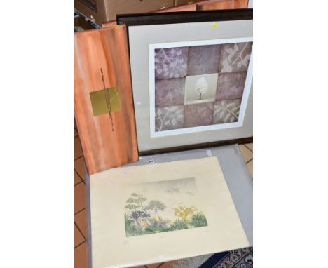 PICTURES AND PRINTS, to include two Anna Pugh (British 1938), Aquatint etchings, 'Bonsai Beach' and 'Dragon Fly', both signed