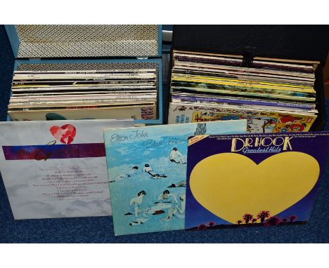 TWO CASES OF LP'S, 78'S AND SINGLES including Elton John, The Rolling Stones, The Who, Abba