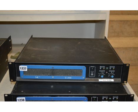 A MC2 T1500 POWER AMPLIFIER 1025 watts per channel @ 4 ohms