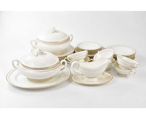 ROYAL WORCESTER; a part dinner service in the 'Contessa' pattern.