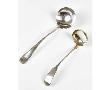 ELKINGTON &amp; CO LTD; an Edward VII hallmarked silver ladle, Birmingham 1907, together with further hallmarked silver ladle