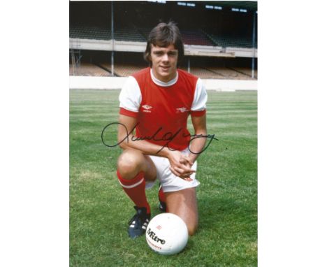 David O'Leary Signed Arsenal 8x12 Photo. Good condition. All autographs come with a Certificate of Authenticity. We combine p