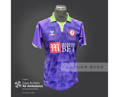Bristol City 2020-21 season replica away shirt personally signed in black marker to the front by 22 members of the playing sq