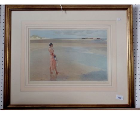 Sir William Russell Flint limited edition print 'Fair Horizon' - edition of 325, signed by the artist in pencil, 28.5 x 41.5c