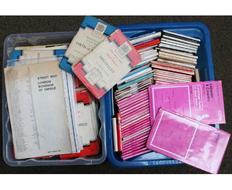 A Large Quantity of Ordnance Survey Maps (in two boxes)