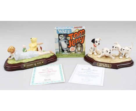 Royal Doulton Disney Group 101 Dalmations, Patch, Rolly and Freckles, Royal Doulton Winnie the Pooh Group, Summer's Day Picni