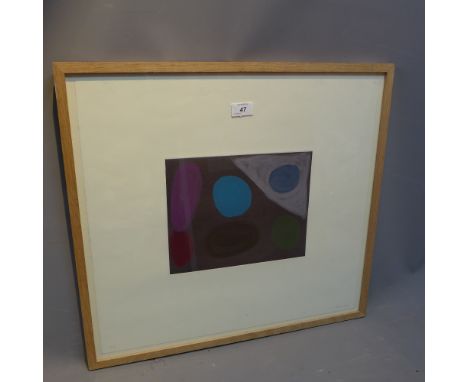 John McLean (British, b.1939), an abstract study, etching with aquatint, edition of 2000, signed in pencil lower right. H.21c