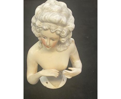Vintage german half Marie Antoinette pin cushion top